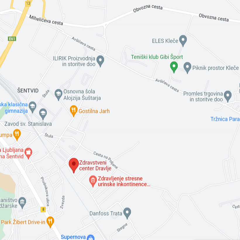 Lokacija ZCD zemljevid